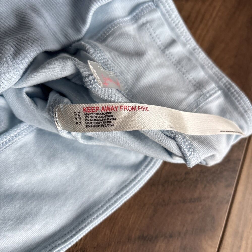 FP Movement Free People Womens Light Blue Biker Shorts Medium Cotton Blend - Picture 6 of 6